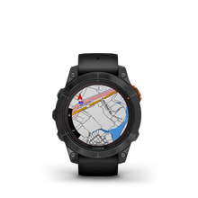 Kép betöltése a galériamegjelenítőbe: Garmin | FENIX 7 PRO SOLAR, SZÜRKE, FEKETE SZILIKON SZÍJJAL