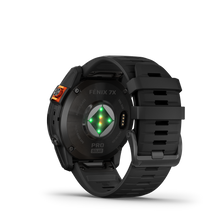 Kép betöltése a galériamegjelenítőbe: Garmin | FENIX 7X PRO SOLAR, SZÜRKE, FEKETE SZILIKON SZÍJJAL