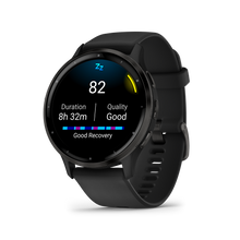 Lade das Bild in den Galerie-Viewer, Garmin | VENU 3 FEKETE, FEKETE KERETTEL, SZILIKON SZÍJJAL