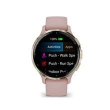 Lade das Bild in den Galerie-Viewer, Garmin | VENU 3S RÓZSA KRÉMARANY, SZILIKON SZÍJJAL