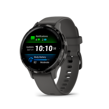Lade das Bild in den Galerie-Viewer, Garmin | VENU 3S SZÜRKE, SZÜRKE KERETTEL, SZILIKON SZÍJJAL