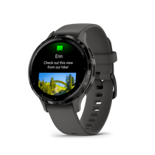 Lade das Bild in den Galerie-Viewer, Garmin | VENU 3S SZÜRKE, SZÜRKE KERETTEL, SZILIKON SZÍJJAL