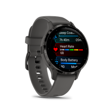 Lade das Bild in den Galerie-Viewer, Garmin | VENU 3S SZÜRKE, SZÜRKE KERETTEL, SZILIKON SZÍJJAL