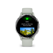 Kép betöltése a galériamegjelenítőbe: Garmin | VENU 3S ZSÁLYA, EZÜST KERETTEL, SZILIKON SZÍJJAL