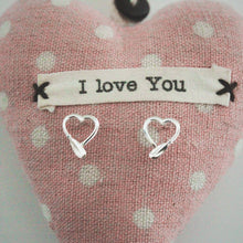 Load image into Gallery viewer, Paddle earrings - heart-shaped paddle | Strokeside Design