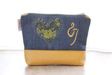 Lade das Bild in den Galerie-Viewer, kis táska evezős mintával - sárga, kék