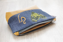 Lade das Bild in den Galerie-Viewer, kis táska evezős mintával - sárga, kék