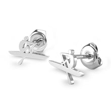Load image into Gallery viewer, Rowing earrings - skiff | Strokeside Designs
