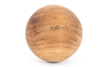 Load image into Gallery viewer, Masszázs golyó - tölgyfa, 10 cm | rollholz