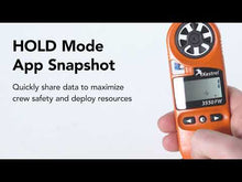 Load and play video in Gallery viewer, Kestrel 3550 FW - Időjárásmérő
