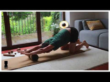 Load and play video in Gallery viewer, Large massage roller set - ash wood | rolling wood