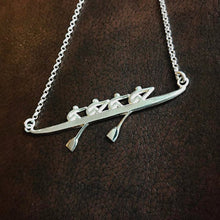 Load image into Gallery viewer, Rowing necklace - four | Strokeside Designs
