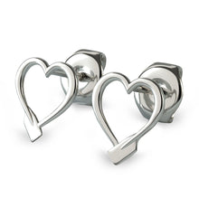 Load image into Gallery viewer, Paddle earrings - heart-shaped paddle | Strokeside Design

